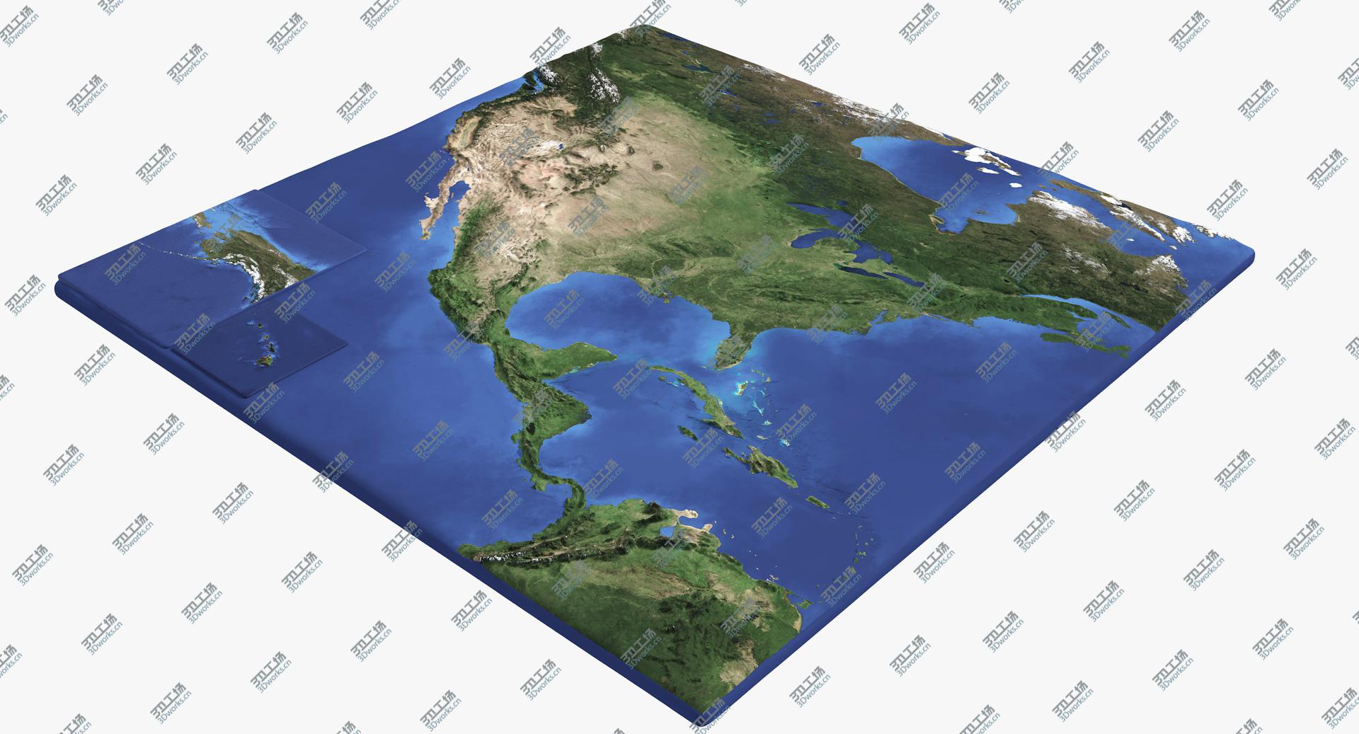 images/goods_img/202105074/USA 3D Map with Alaska Hawaii 3D model/5.jpg